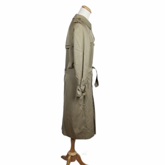 BURBERRY'S Classic Beige Trench Coat Plaid Liner - Picture 7 of 11